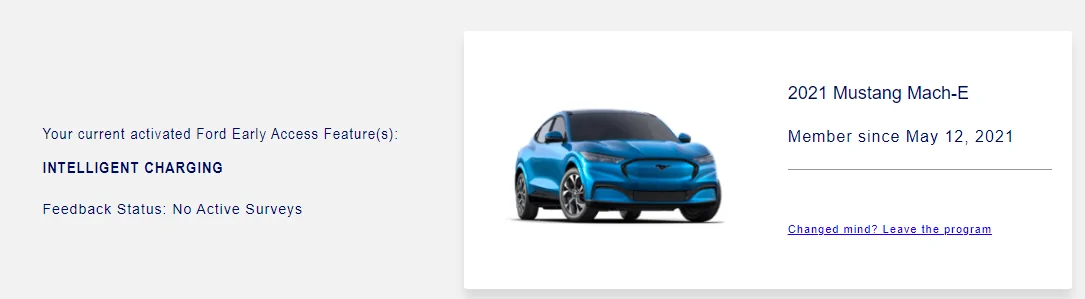 Ford Mustang Mach-E Email Invite to Early Access Program 1625070990089