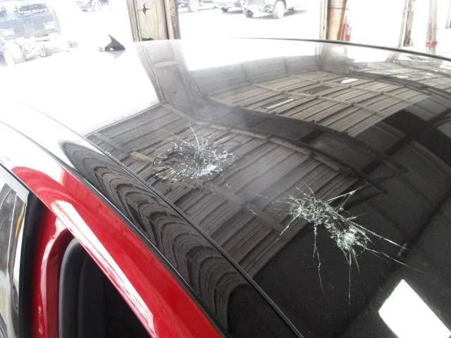 Ford Mustang Mach-E Transportation Company Cracked Sunroof IMG_0932