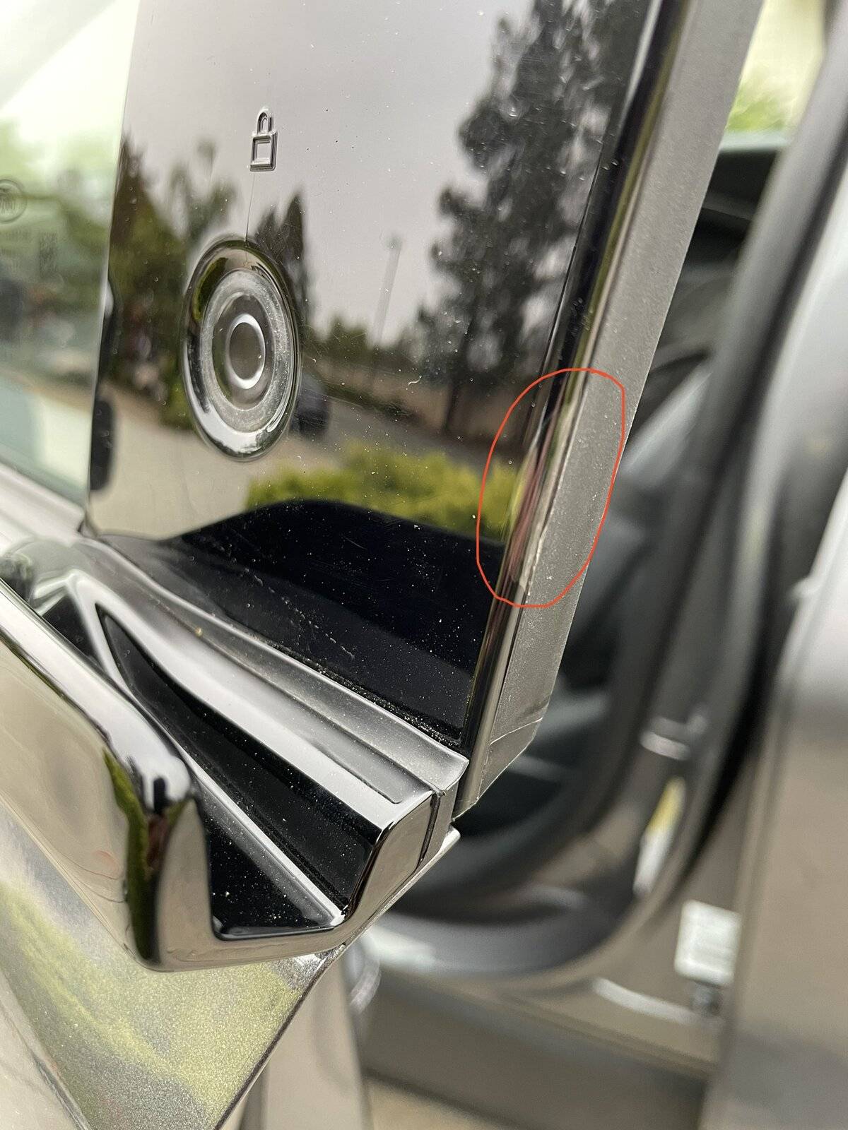 Ford Mustang Mach-E Bubble (?) On Driver Door Pillar f303c81a-f479-4c63-a568-8d96162afbd0-jpe