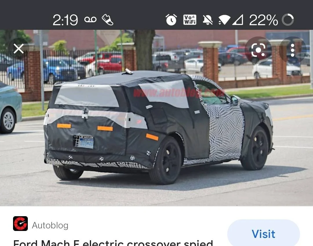 Ford Mustang Mach-E Rear-Ended. Replacement parts not available until end of the year. Screenshot_20210704-141951
