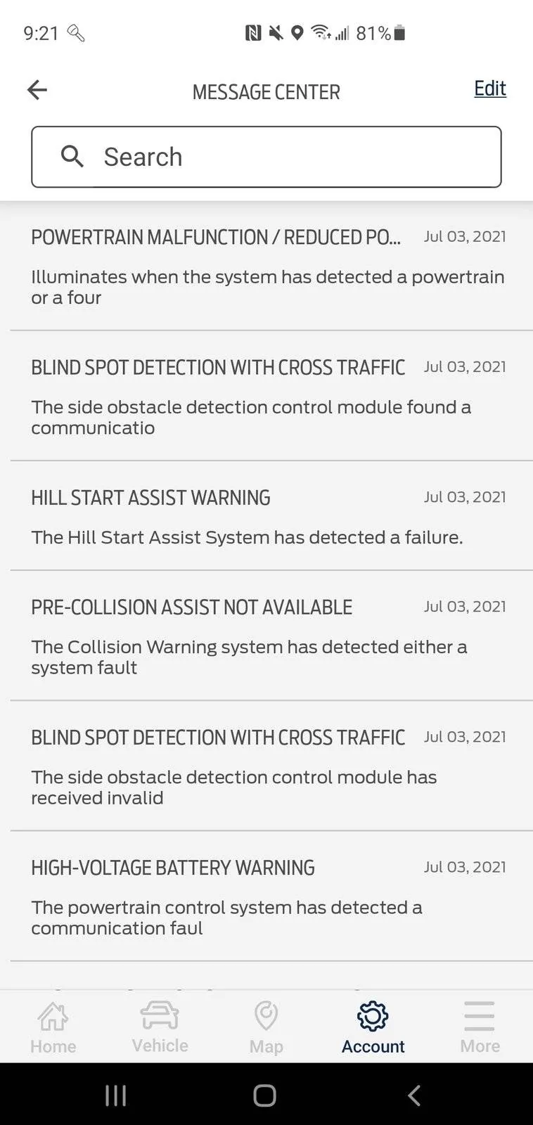 Ford Mustang Mach-E Going downhill- car won’t start Screenshot_20210706-092140_FordPass