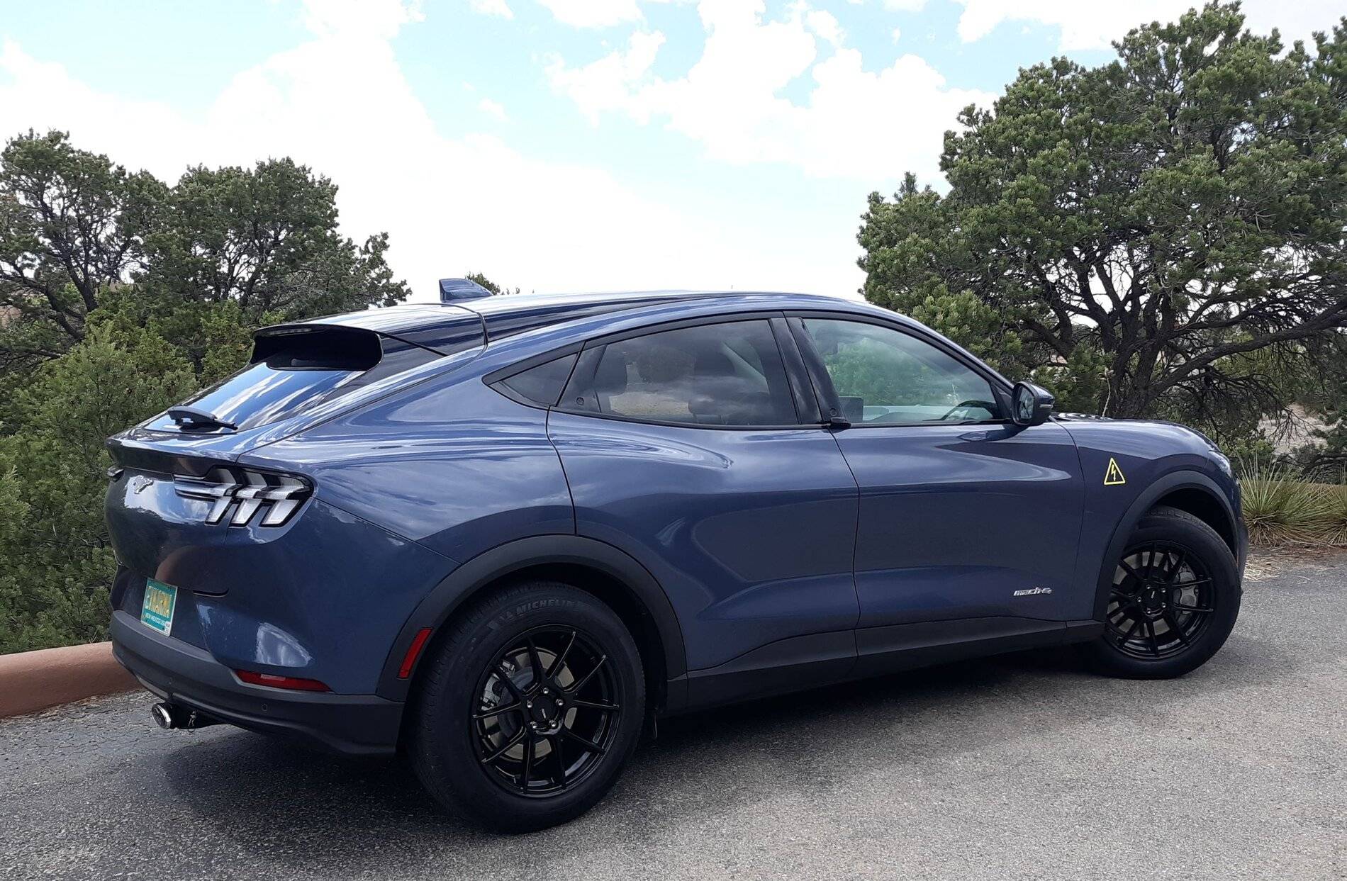 Ford Mustang Mach-E Mach-E Aftermarket wheel and tire information and pictures installed rq view