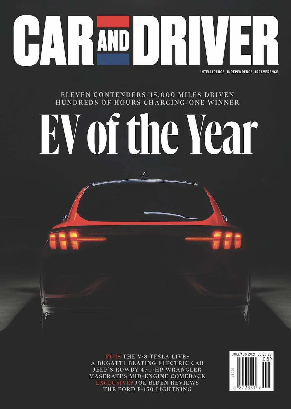 Ford Mustang Mach-E Mustang Mach-E wins Car and Driver's 2021 EV of the Year award car-and-driver-mache-july-august-2021-ev-car-of-the-year