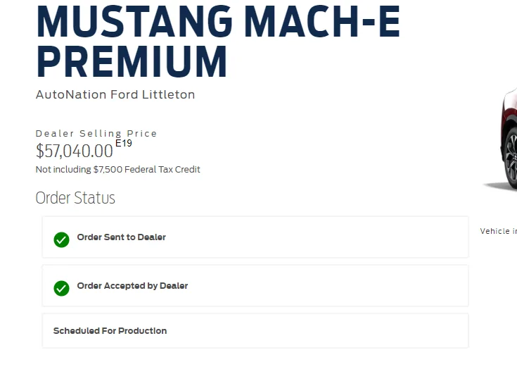 Ford Mustang Mach-E Cancelled Order, still showing up ? 1625764105422