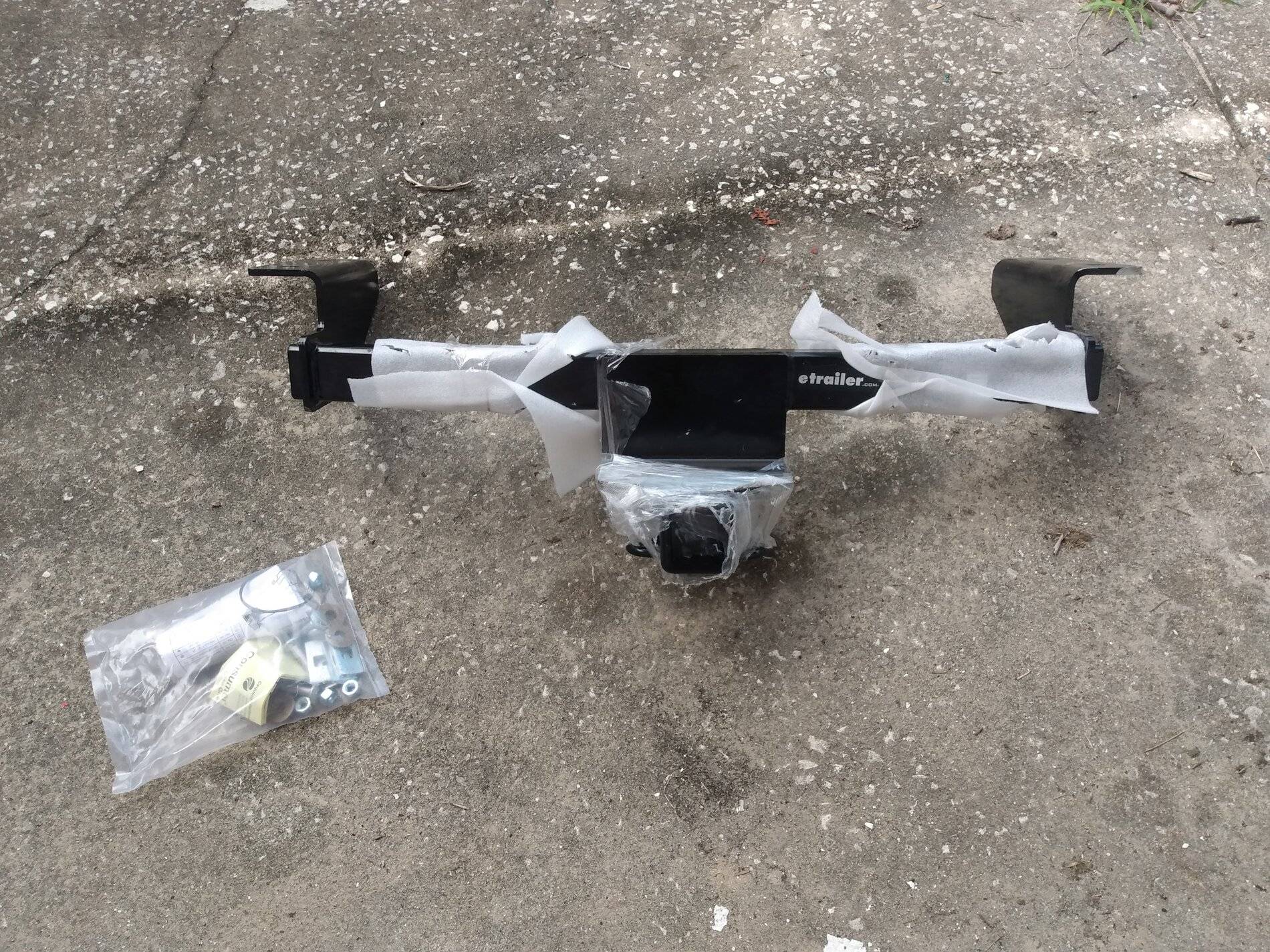Ford Mustang Mach-E Draw-tite Trailer Hitch Receiver Install IMG_20210711_094102743