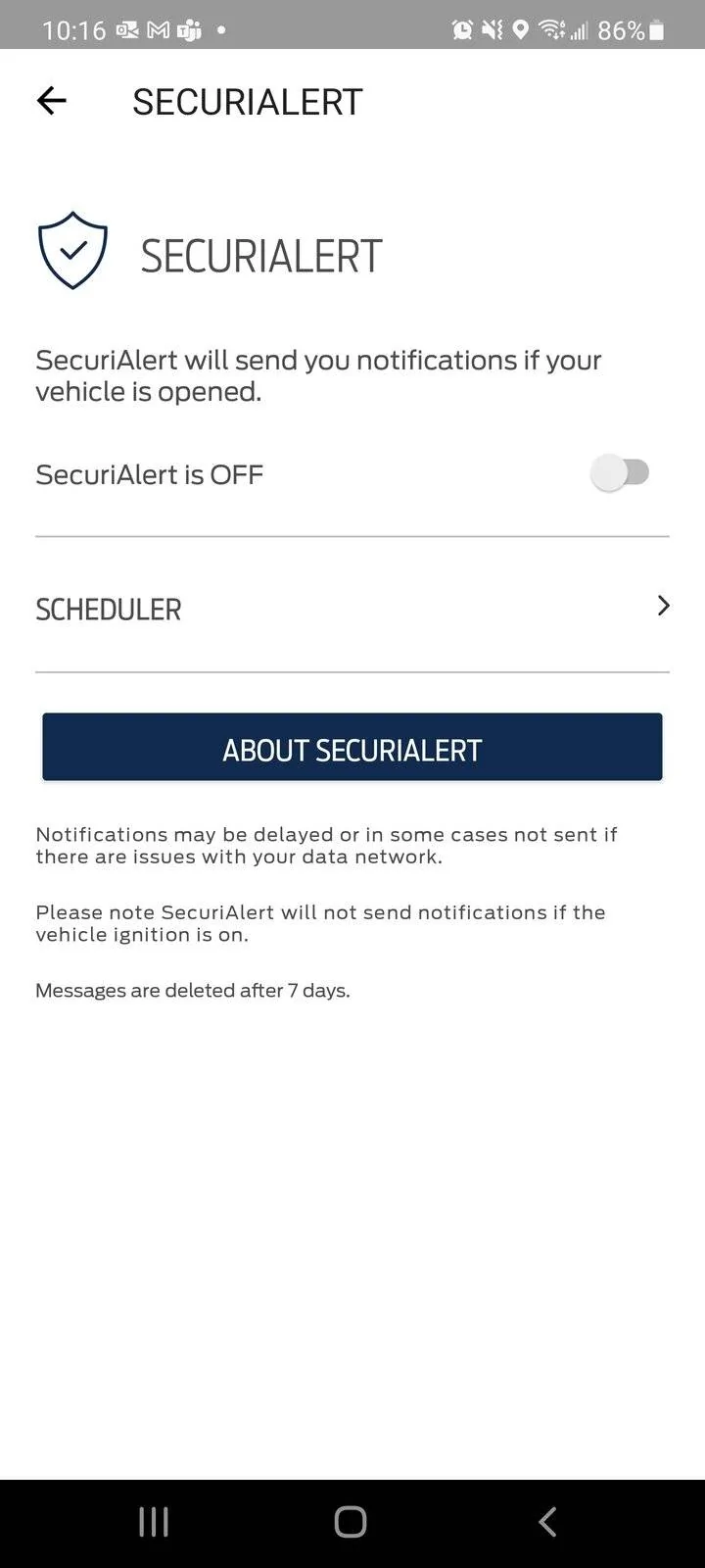 Ford Mustang Mach-E SecuriAlert NEW Feature Enabled in Latest FordPass App Update Screenshot_20210714-101651_FordPass