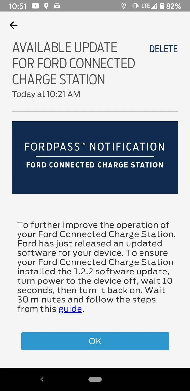 Ford Mustang Mach-E Ford's Connected Charge Station Screenshot_20210715-105141