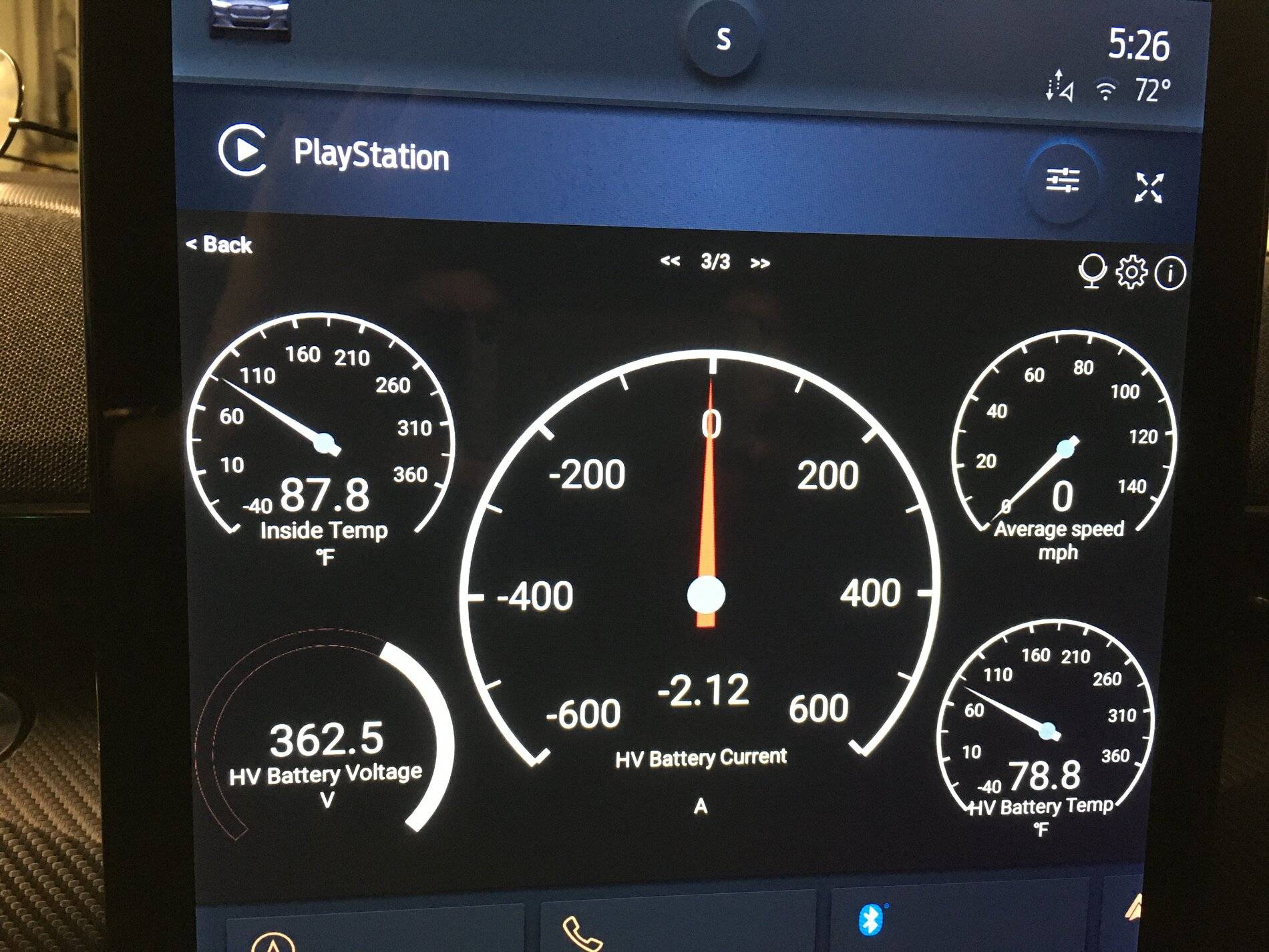Ford Mustang Mach-E Monitoring Battery Regen and Temperature Overheating in Mach-E Car Scanner Gauges.JPG