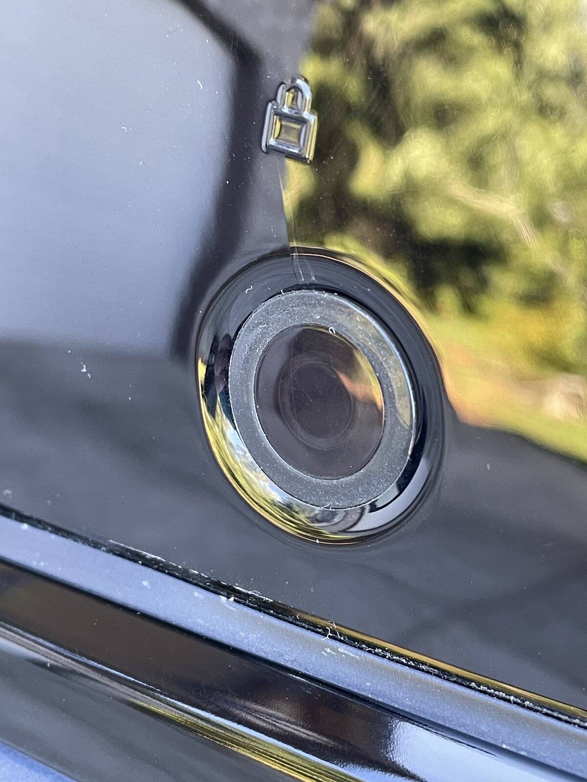 Ford Mustang Mach-E Door Entry button crack FC6AFD1B-F66D-4ECF-BBA8-64E62D76CF26