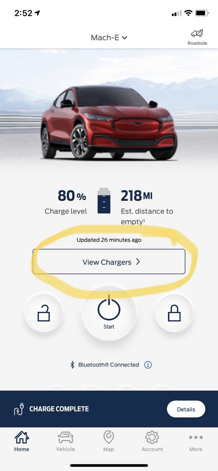 Ford Mustang Mach-E How do I start a charging session with a FordPass app 92C71E33-6AB2-472B-84EB-AEF3BCCA5F38