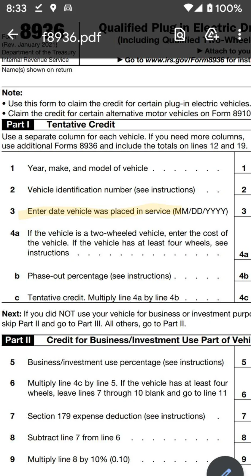 Ford Mustang Mach-E How the tax credit works? Screenshot_20210719-083311