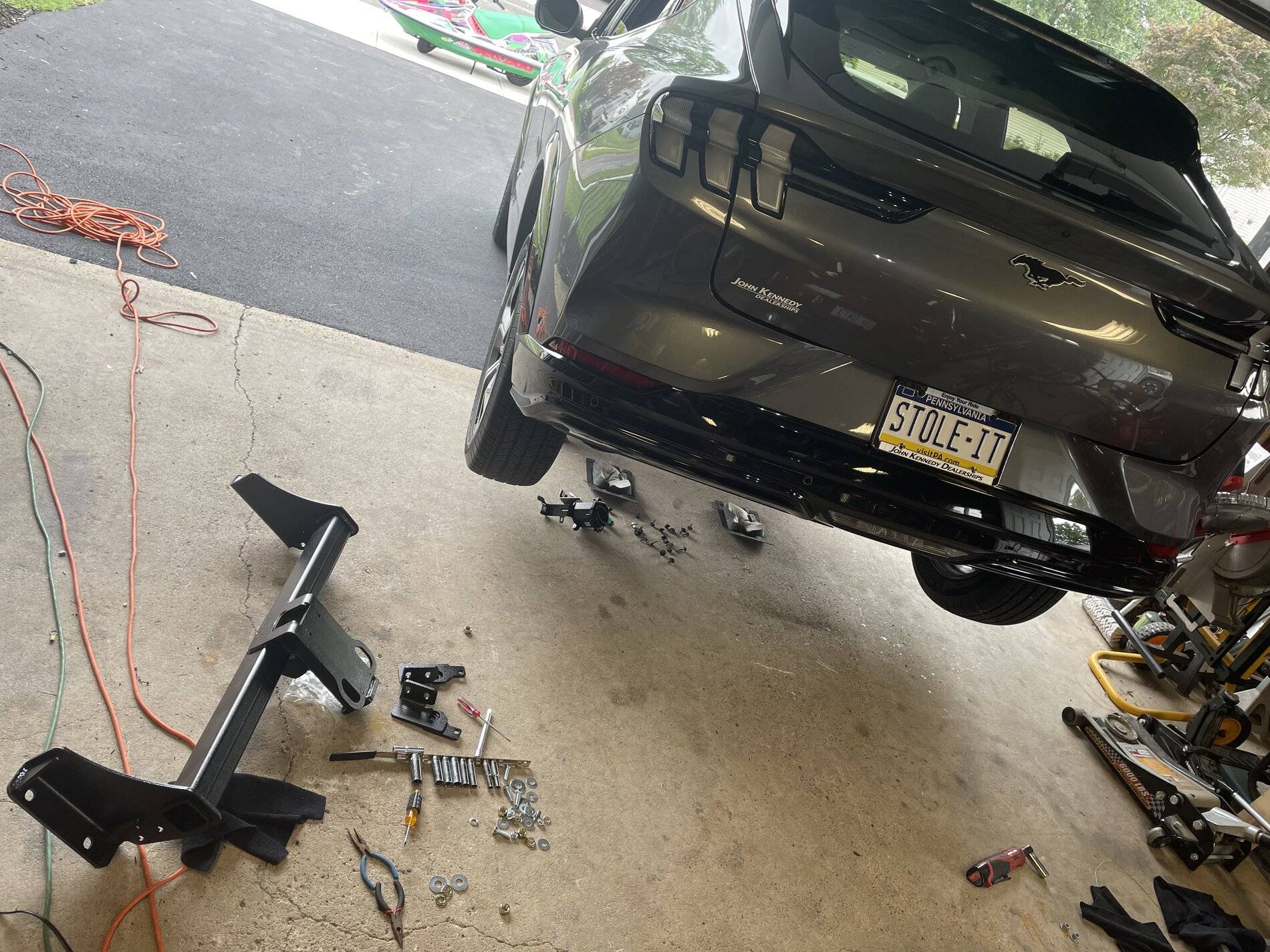 Ford Mustang Mach-E First Hitch Installed on a Mach-E (Torklift EcoHitch) 1297FC18-1B5B-41B8-AC6D-9BA16B69D33D