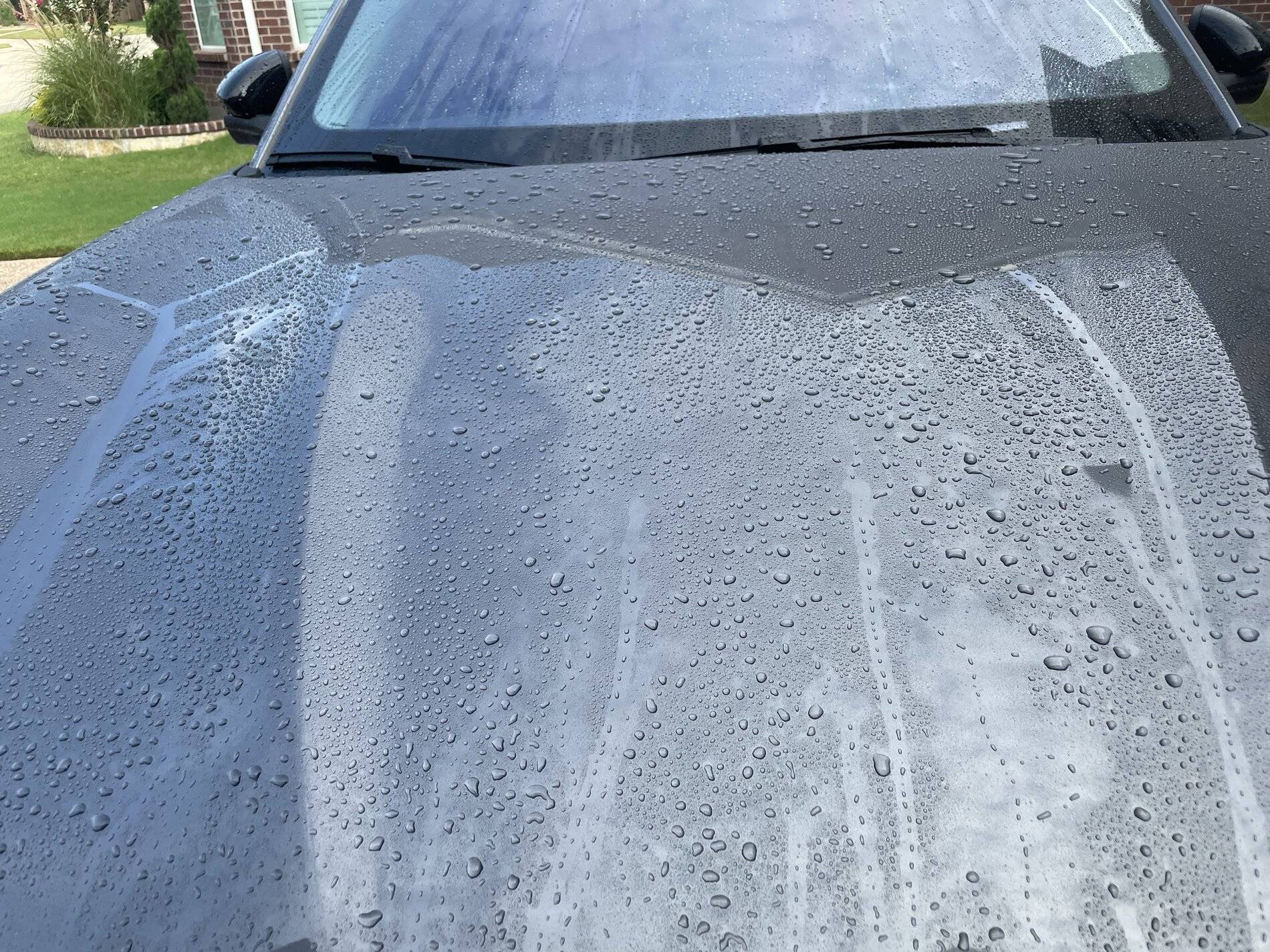 Ford Mustang Mach-E Turtle Wax Ice Seal N Shine beading over time 60327E76-B2A8-4769-A62F-68DC630B67AC