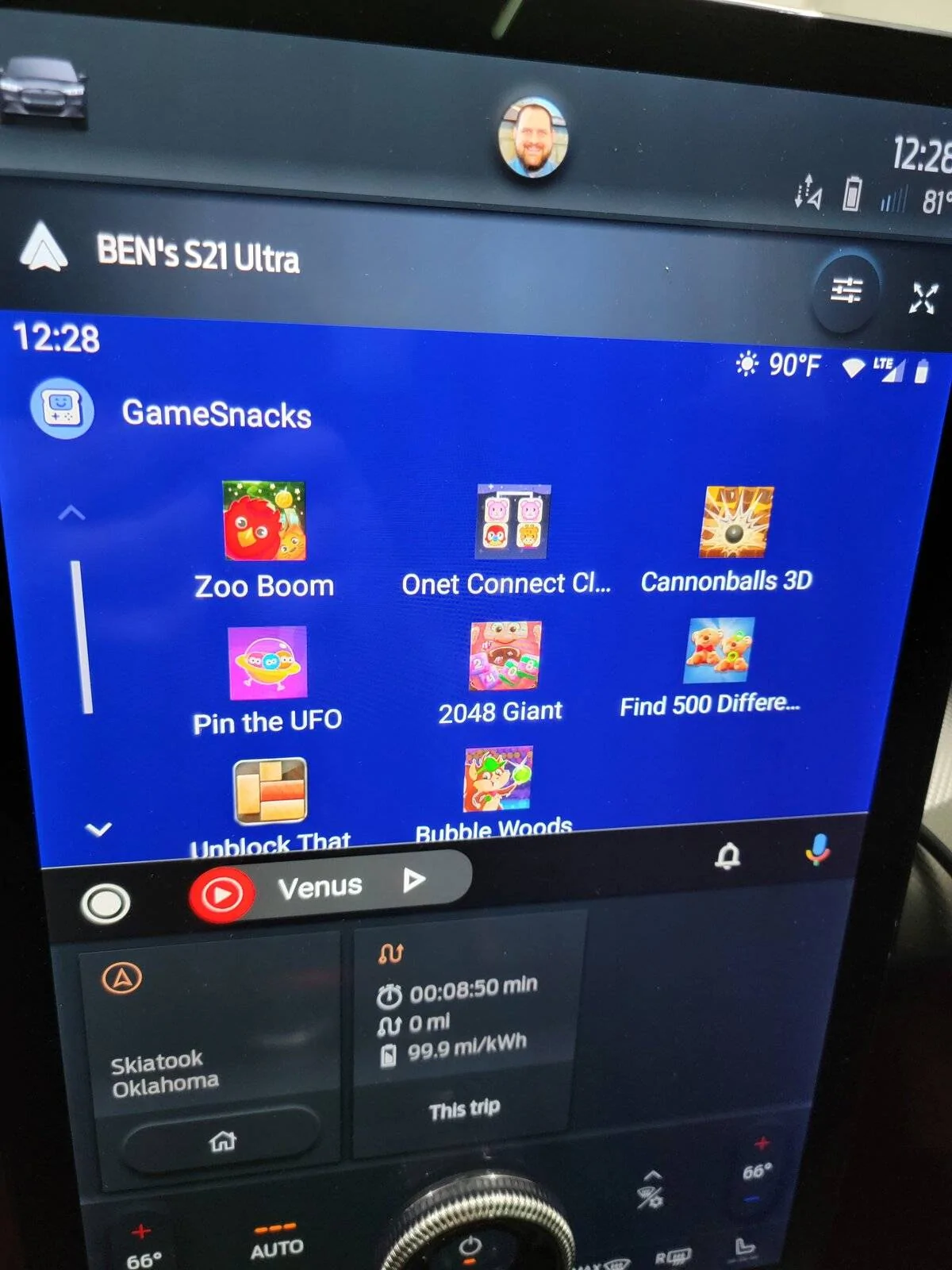 Ford Mustang Mach-E Android Auto/GameSnacks 20210726_122816