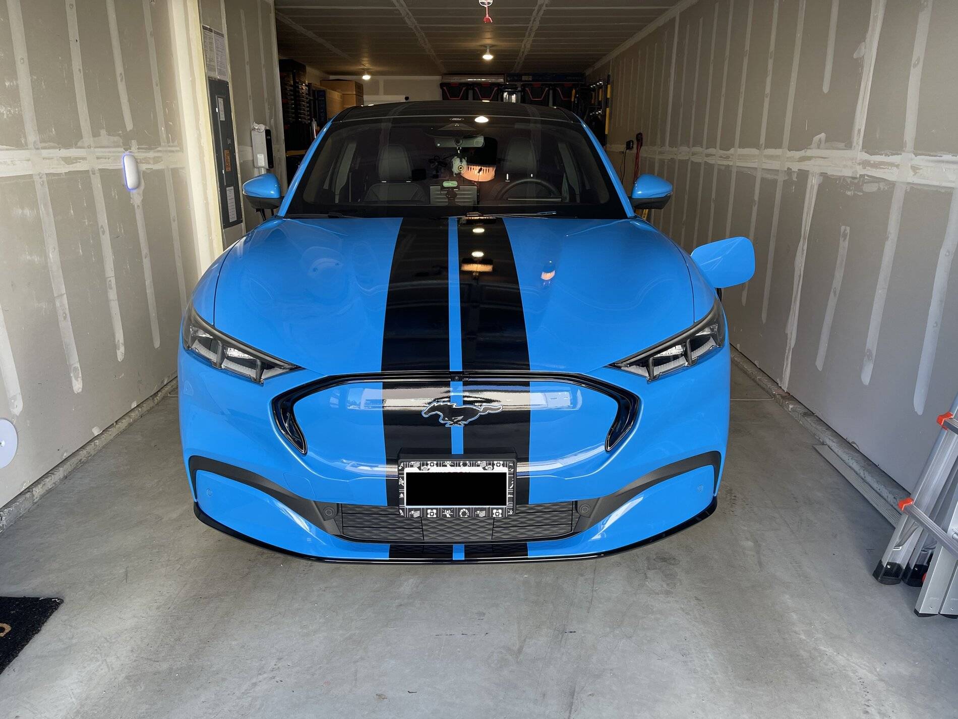 Ford Mustang Mach-E Grabber Blue in Stripes IMG_5409
