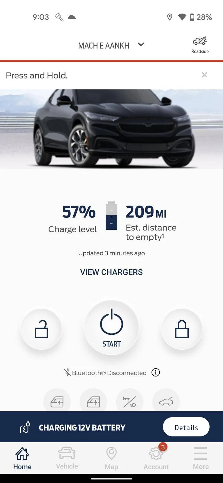 Ford Mustang Mach-E Charging 12v battery imag