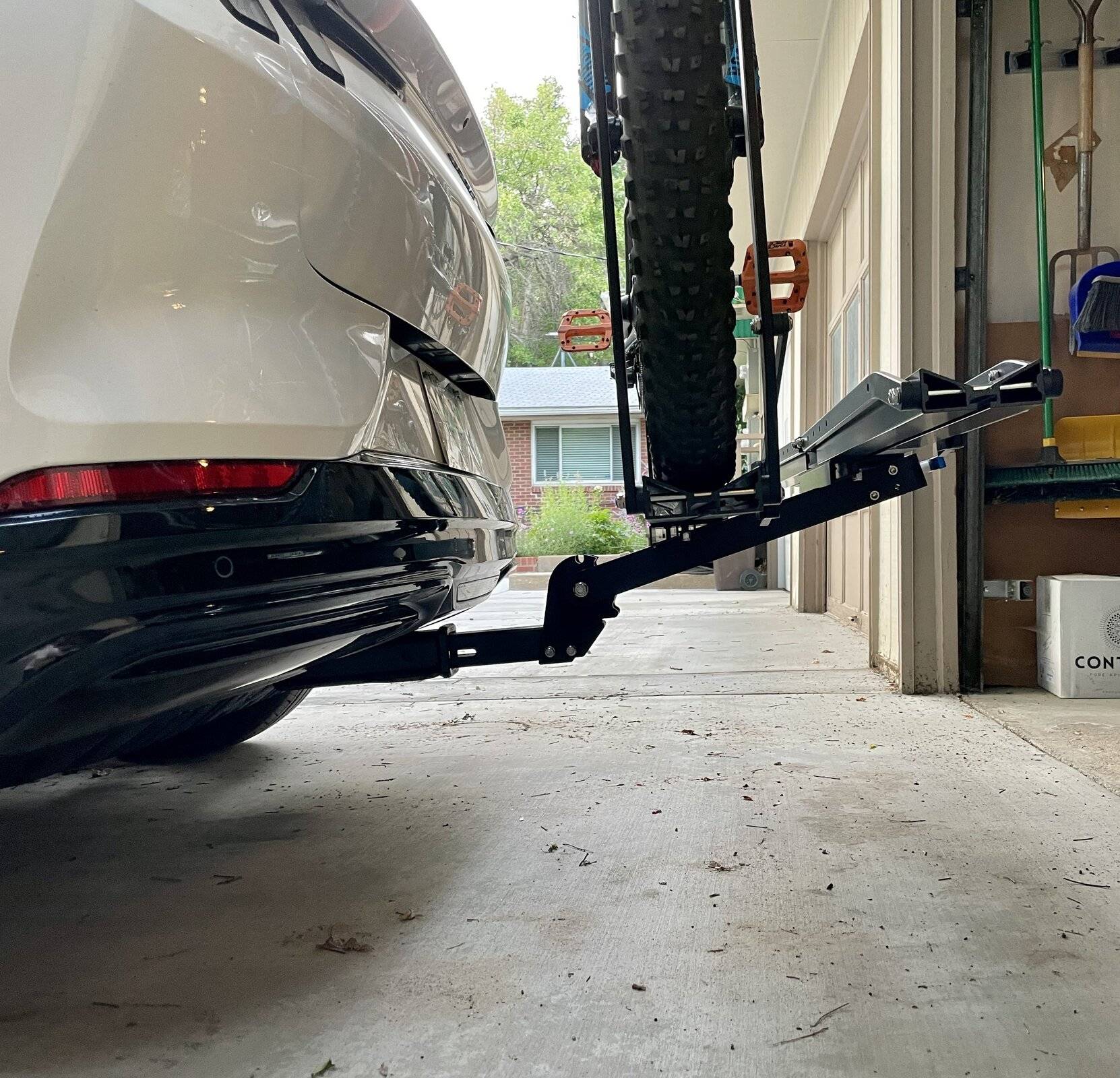 Ford Mustang Mach-E Head's up - Torklift hitch and 1UP EquipD rack is a tight fit AB1F2A44-6D73-40E6-825A-3D2934CC6BF1