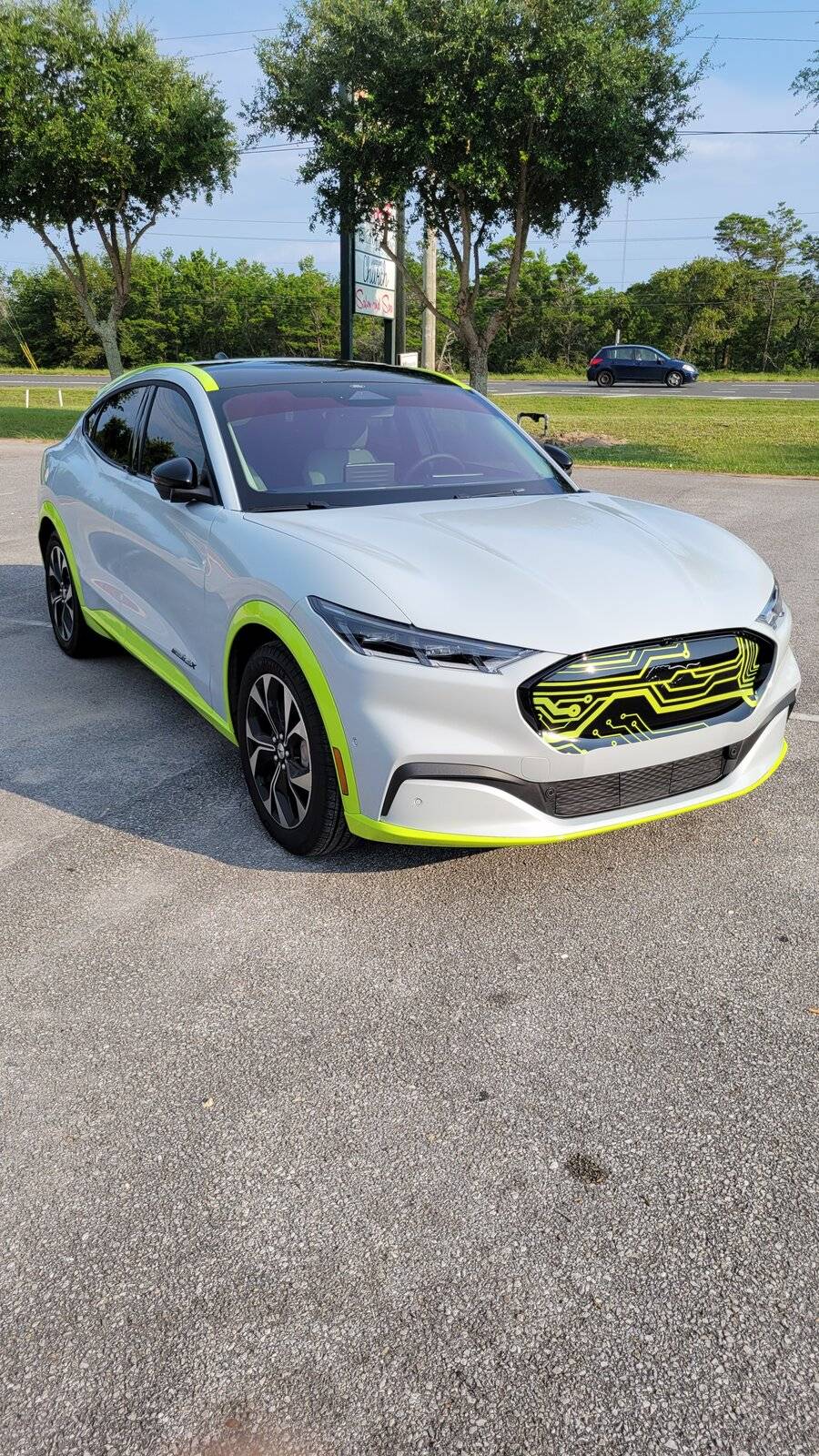Ford Mustang Mach-E Electric statement made with vinyl 20210729_174701