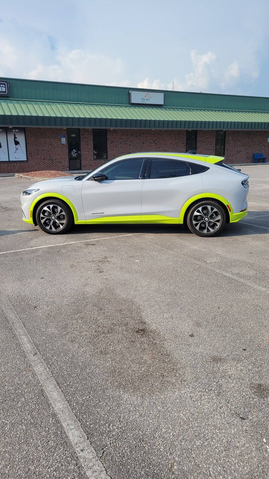 Ford Mustang Mach-E Electric statement made with vinyl 20210729_173711