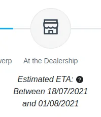 Ford Mustang Mach-E WhereIsMyMME - Order/Shipping Tracker for EU 1627988343242
