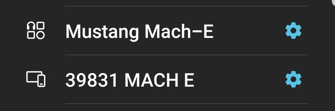 Ford Mustang Mach-E PAAK issues: What happened to the second Bluetooth connection? Screenshot_20210803-080903_Settings