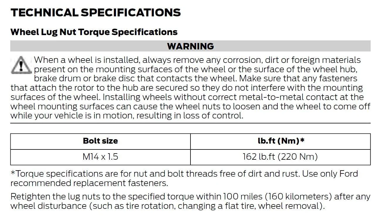 Ford Mustang Mach-E Wow, 150 Ft lbs of wheel lug nut  torque! Wheeltorqu