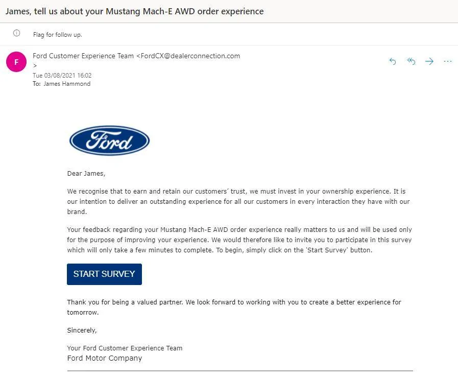 Ford Mustang Mach-E UK Customers 1628016409564