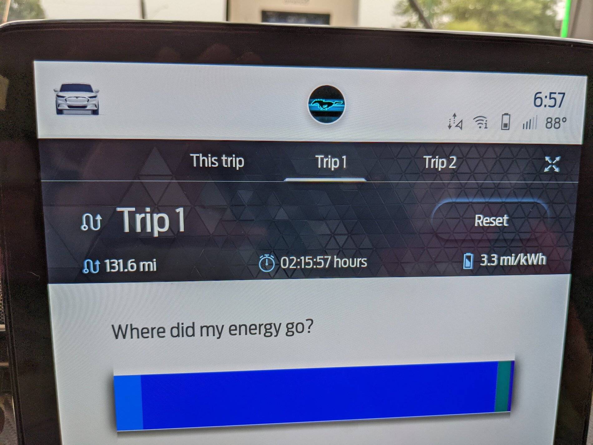 Ford Mustang Mach-E Road trip and 650 mile update PXL_20210719_225734516