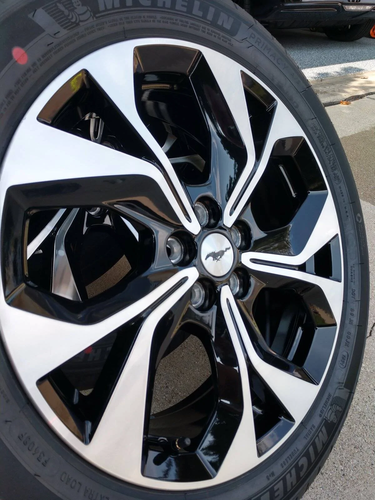 Ford Mustang Mach-E Stock premium wheels cleaned and coated IMG_20210807_162042592_HDR