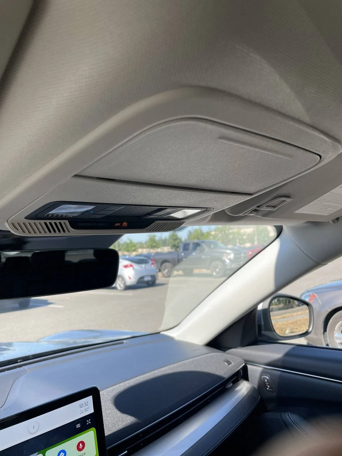 Ford Mustang Mach-E Is my sunglasses holder misaligned? imag