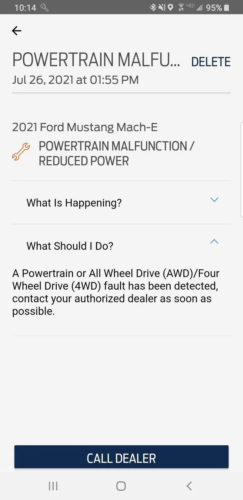 Ford Mustang Mach-E Issues Coming Up Before Accepting Delivery Screenshot_20210729-101441_FordPass