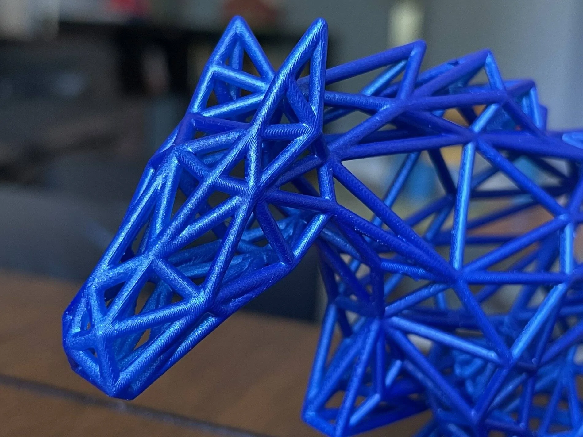 Ford Mustang Mach-E Received a Mach-E First Edition surprise gift! 3D printed fractal pony with VIN display. D3C1F039-8E5F-4215-9D37-84001A380B08