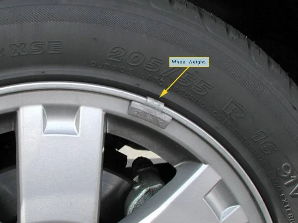 Ford Mustang Mach-E Wheel weights... lead-wheel-weight-scra