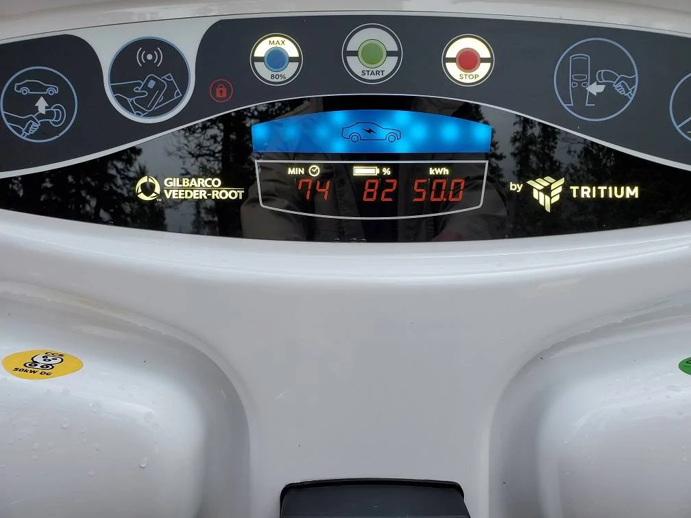 Ford Mustang Mach-E Mach-E Charges at Alaska’s first CCS DC Charger End Charg