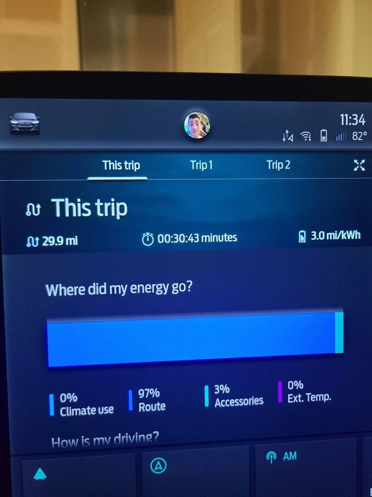 Ford Mustang Mach-E How is energy usage calculated? 20210813_233422