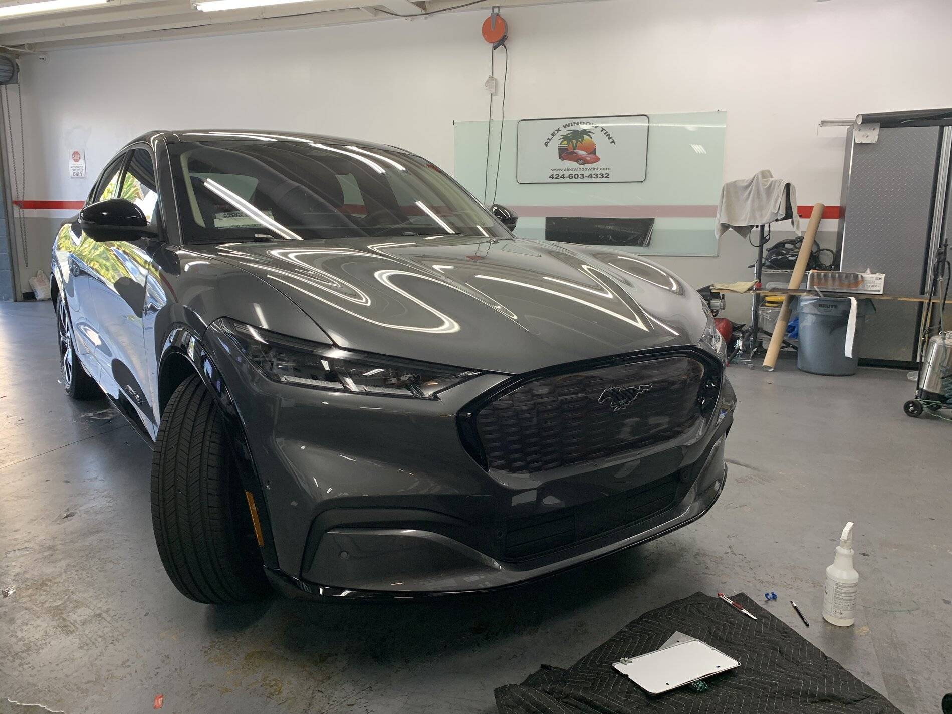 Ford Mustang Mach-E Grille Vinyl Wrapped - Before & After C2718C76-AE12-4291-904F-B5DFFE3FAAF1