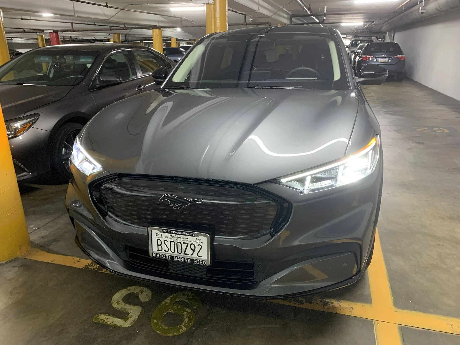 Ford Mustang Mach-E Grille Vinyl Wrapped - Before & After 013D66FB-0E40-43BD-9319-D69D2DADC082