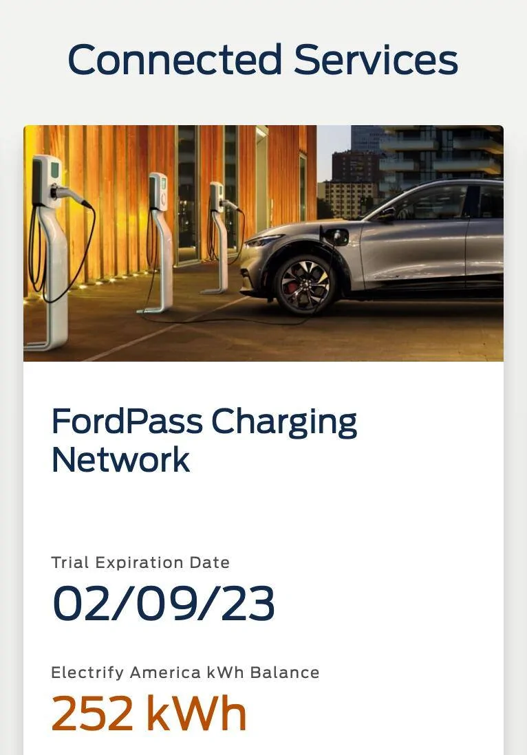 Ford Mustang Mach-E When does the 2 year free FordPass Charging Network start from? Screen Shot 2021-08-15 at 10.09.49 AM