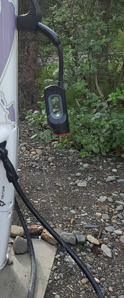 Ford Mustang Mach-E Mach-E Charges at Alaska’s first CCS DC Charger cable