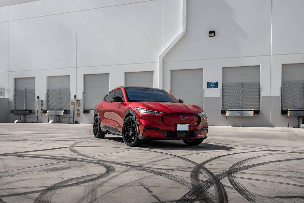 Ford Mustang Mach-E 2021 Ford Mustang Mach-E on BDF25 Gloss Black Wheels 51262947589_415dbd18d7_