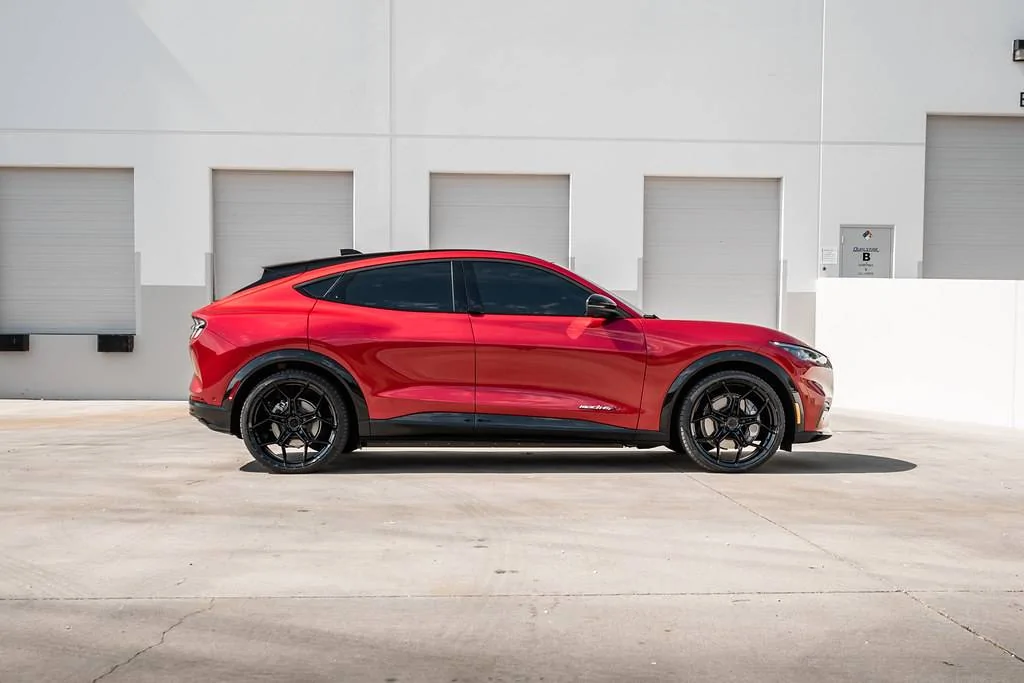 Ford Mustang Mach-E 2021 Ford Mustang Mach-E on BDF25 Gloss Black Wheels 51263245635_50b9330b0d_