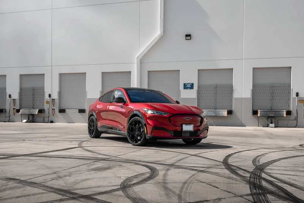 Ford Mustang Mach-E 2021 Ford Mustang Mach-E on BDF25 Gloss Black Wheels 51261475907_048ba91f97_