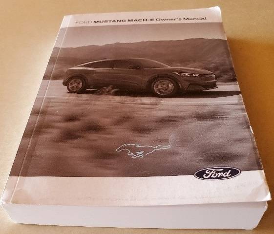 Ford Mustang Mach-E Physical Manual? Full Mach E Manual