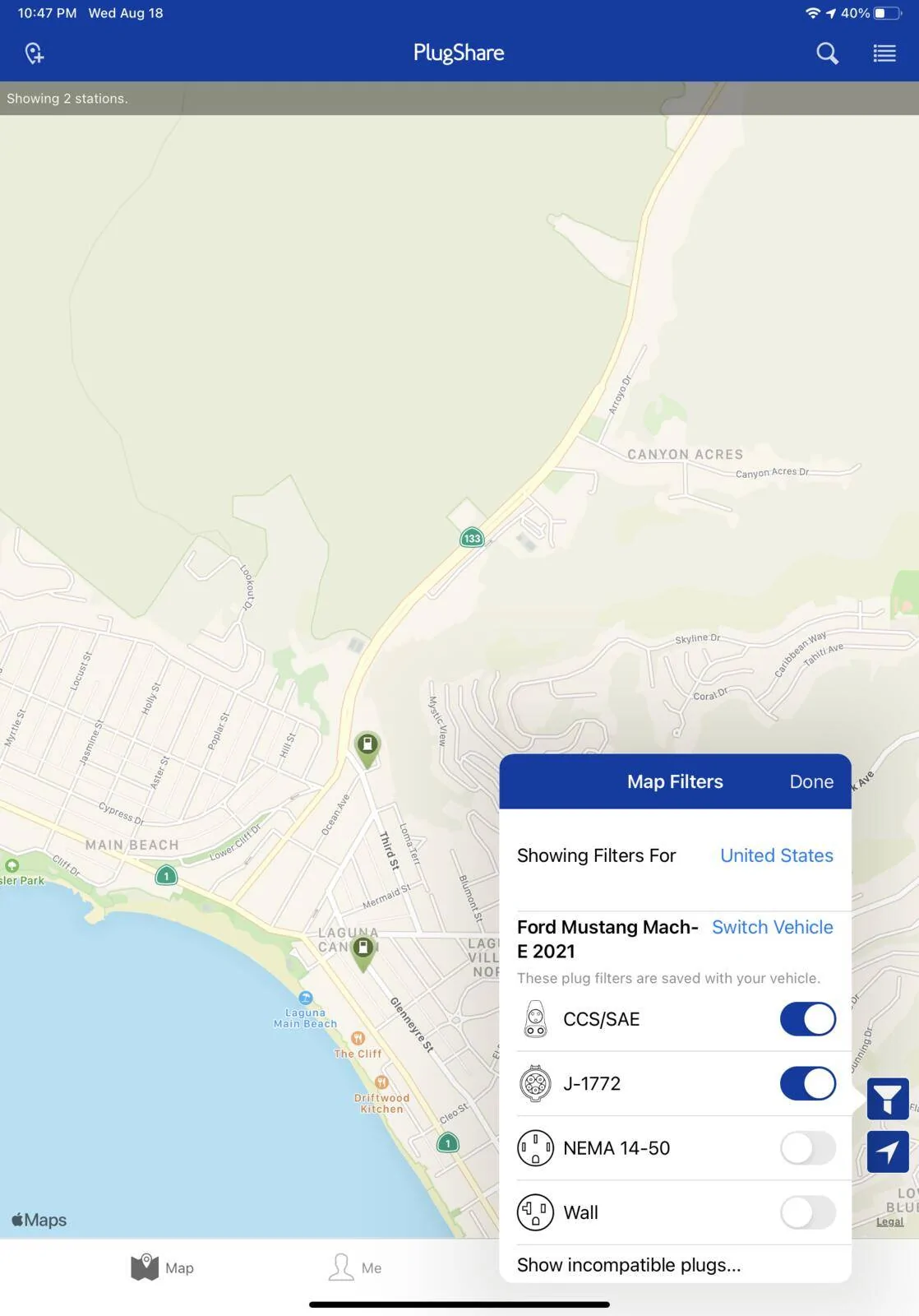 Ford Mustang Mach-E Mach-E vs Tesla Model X - Charging Experience on the Orange County Coast DC192F43-CC33-4216-AB7C-2BAA89C4C164