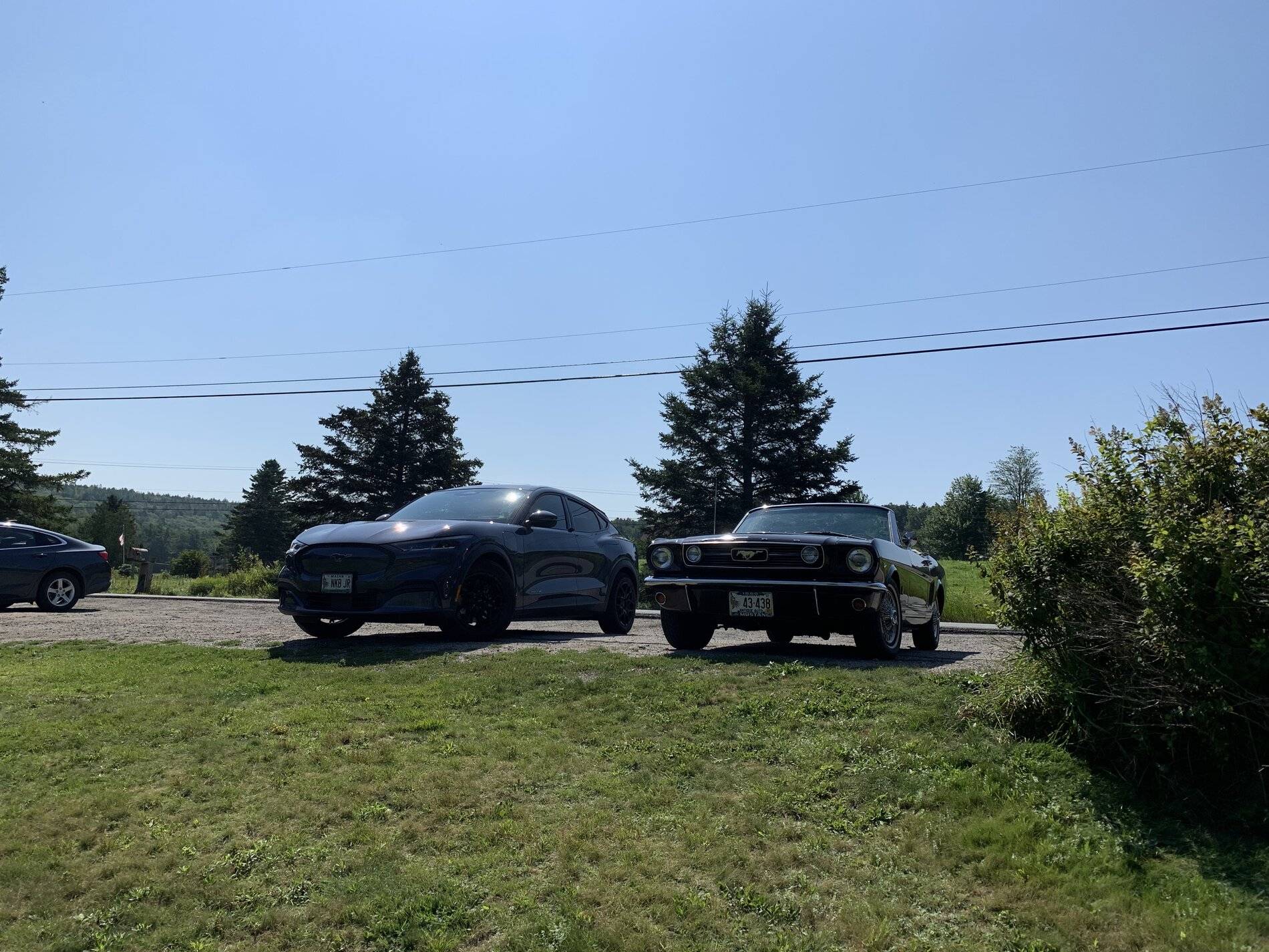 Ford Mustang Mach-E Then and now. 897FD65B-9D44-4394-9422-551B0EE8DFD9