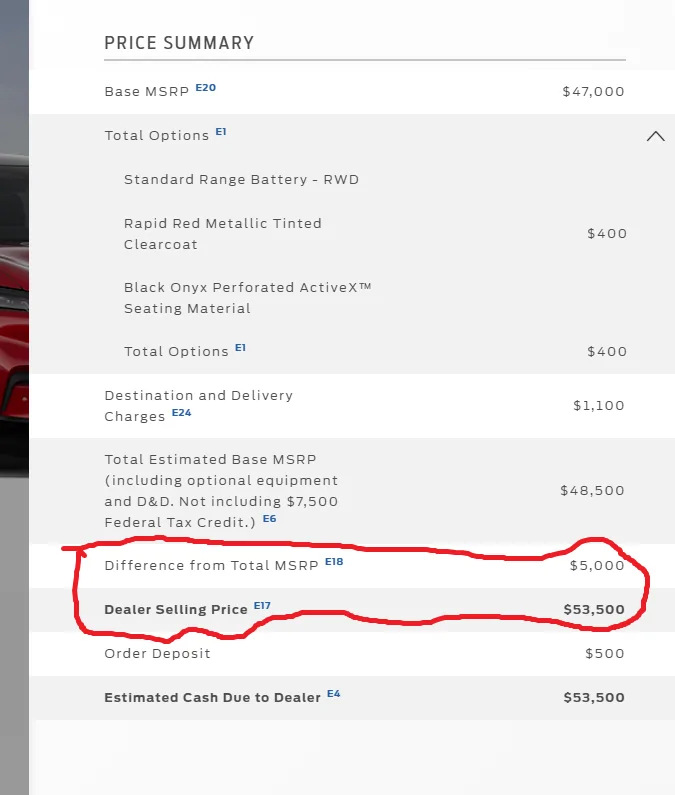 Ford Mustang Mach-E This Forum Saved Me $6,737. dealer selling pric