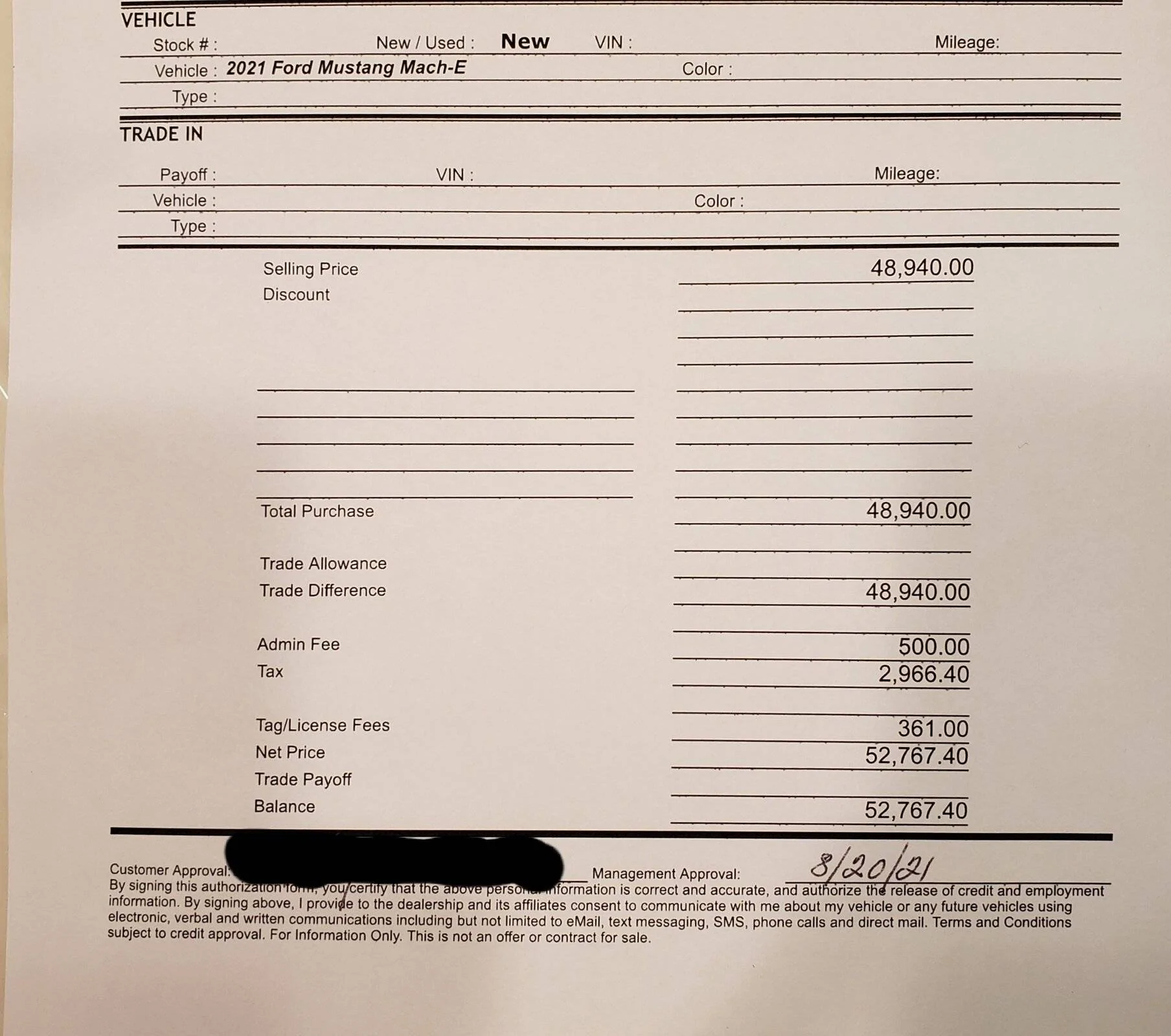 Ford Mustang Mach-E This Forum Saved Me $6,737. 20210822_132041