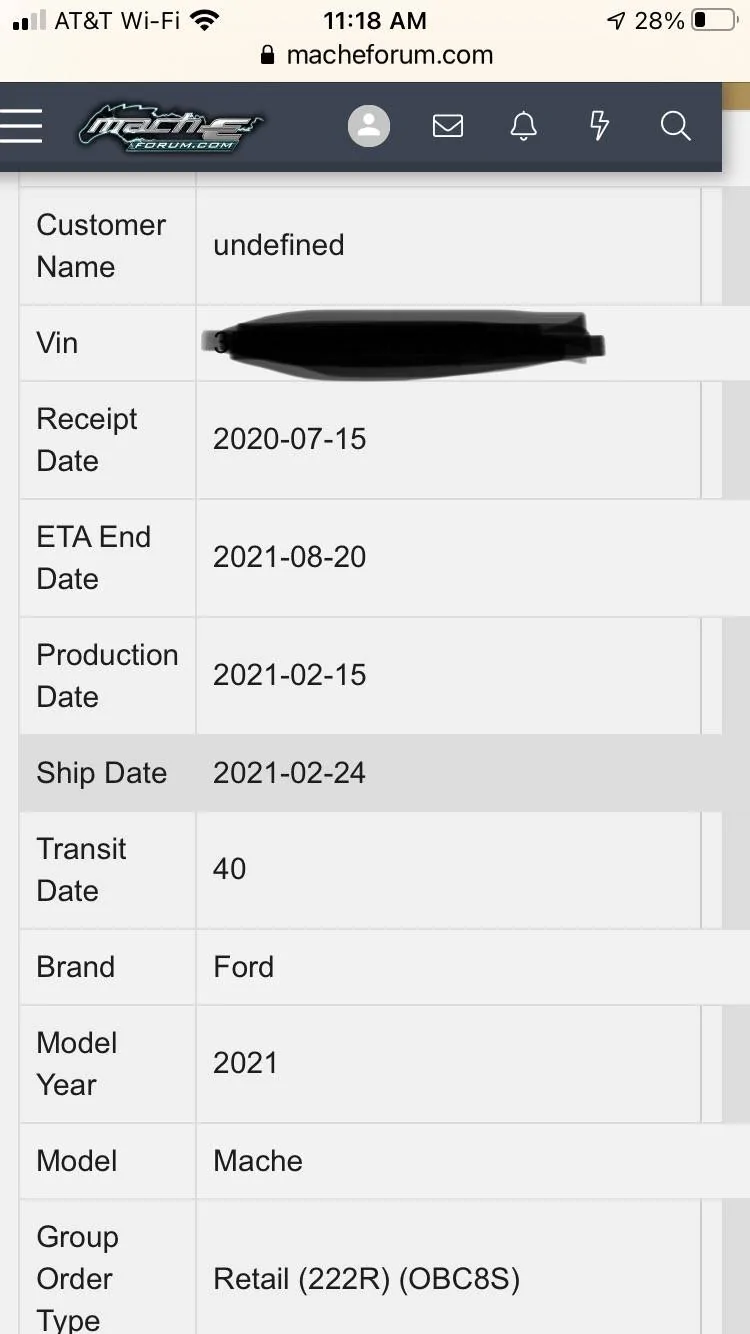 Ford Mustang Mach-E Ordered 7/15/20 still not delivered F5028386-0A7E-428E-ABC0-6C255F6F6414