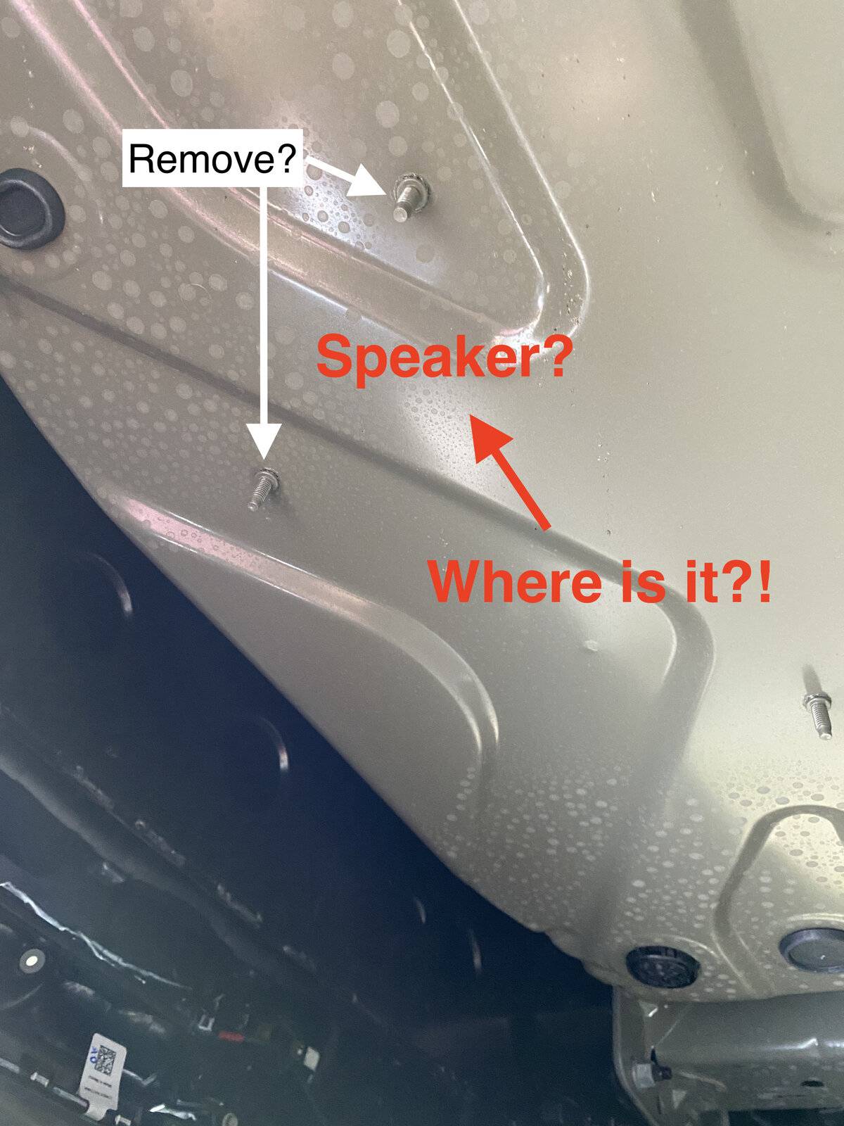 Ford Mustang Mach-E DIY install TorkLift hitch for bike rack, etc MME missing rear speaker