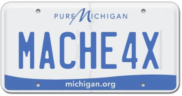 Ford Mustang Mach-E Custom license plate ideas 1630681611478